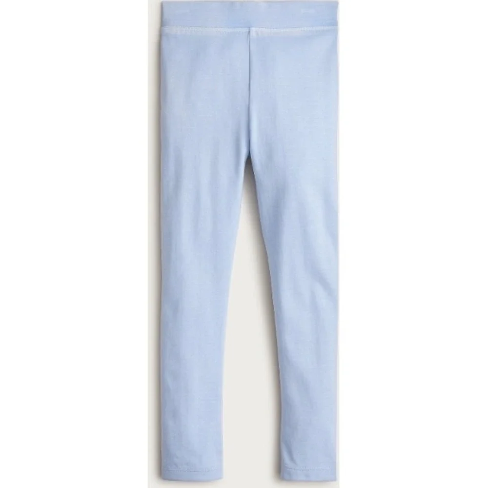 Crewcuts J.Crew Girls Light Blue Garment Dyed Leggings CC202 Size 12 NWT